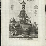 Simon Grimm, Augustus Augustae, et Decus fontis sui, gravure, 1660-1680. Collectie Amsterdam Museum, A 59046 