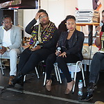 Paneldiscussie Kwaku Festival met Paul Mbikayi, Simone Zeefuik, Jessy de Abreu, Imara Limon.