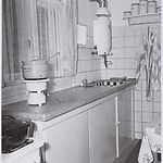 Keuken in Vogeldorp. Foto: Stadsarchief Amsterdam.