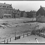 Oorlogsschade Van der Pekstraat, 1947. Foto: Stadsarchief Amsterdam