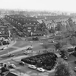 Vogelvlucht Mosplein, 1965. Foto: Stadsarchief Amsterdam.