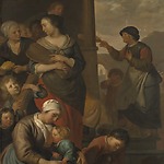 Jacob van Loo, Allegorie op de spijsuitdeling aan de armen, 1657 Amsterdam, Academie van Bouwkunst (Bruikleen Amsterdam Museum)