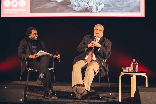 Wayne Modest en Lonnie Bunch, foto Kirsten van Santen (copyright)