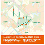 Tegenwoordig heeft Schiphol zes banen. Bron: www.schipholjunior.nl