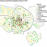 Afb 2. Spreiding buurtwinkels dagelijkse goederen in 2010